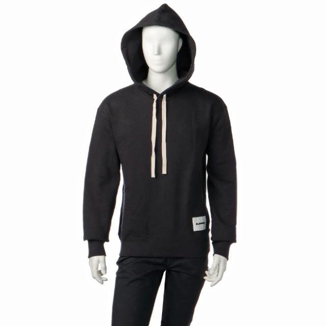 ジルサンダー/JIL SANDER スウェットアパレル メンズ パーカー BLACK