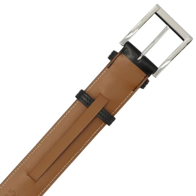 ジェイエムウエストン/J.M.WESTON ベルト メンズ DEMI-JONC BELT ドゥミジョンベルト BLACK BOXCALF レザーベルト  703510100S00-0001-0001の通販は