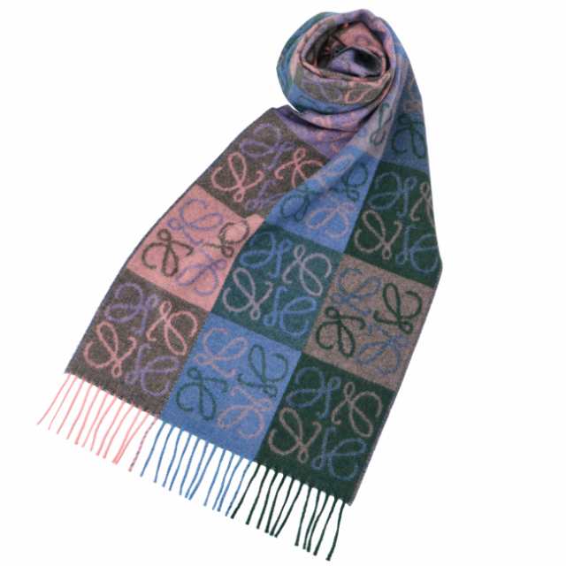 ロエベ/LOEWE ストール メンズ ANAGRAM SCARF マフラー LIGHT BLUE