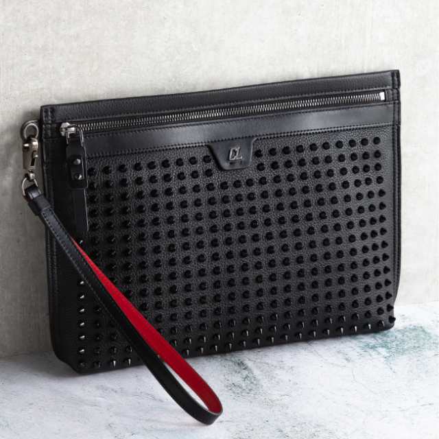 クリスチャンルブタン/CHRISTIAN LOUBOUTIN バッグ メンズ CITYPOUCH クラッチバッグ BLACK/BLACK 1225143-0001-CM53