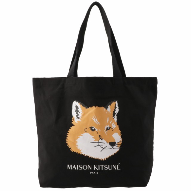 メゾンキツネ/MAISON KITSUNE バッグ メンズ FOX HEAD TOTE BAG トートバッグ BLACK EU05110WW0008- 0001-P199の通販はau PAY マーケット - Import Brand Grace