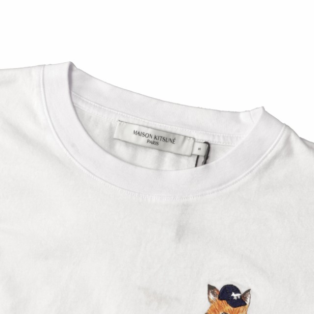 メゾンキツネ/MAISON KITSUNE シャツ アパレル メンズ Tシャツ WHITE