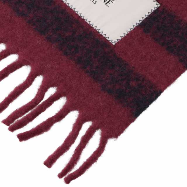 メゾンキツネ MAISON KITSUNE ストール RUGBY STRIPES SCARF マフラー