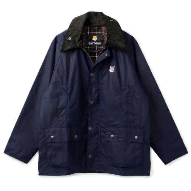 Barbour Maison Kitsuné Beaufort Jacket Wax Indigo in Blue for Men