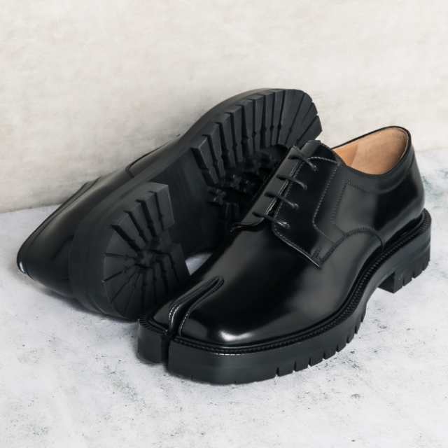 メゾン マルジェラ/MAISON MARGIELA シューズ メンズ TABI COUNTY LACE-UP レースアップシューズ BLACK 2024年春夏新作 S57WQ0188-P3827-