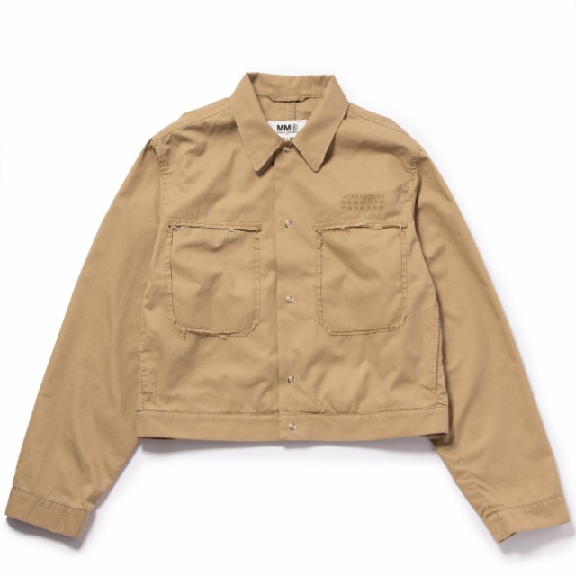 SALE】【セットアップ可】 エムエムシックス メゾンマルジェラ/MM6 MAISON MARGIELA ジャケット メンズ クロップドジャケット  BEIGE S5の通販はau PAY マーケット - Import Brand Grace | au PAY マーケット－通販サイト