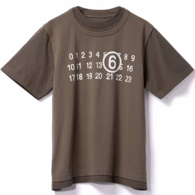 【SALE】エムエムシックス メゾンマルジェラ/MM6 MAISON MARGIELA シャツ アパレル メンズ T-SHIRT Tシャツ TAUPE 2024年春夏新作 SH0GC0