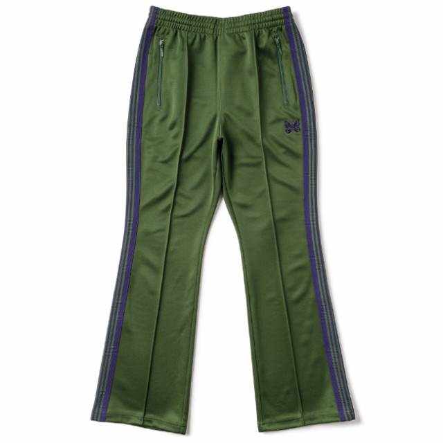 【セットアップ可】 ニードルズ/NEEDLES パンツ メンズ BOOT-CUT TRACK PANT - POLY SMOOTH トラックパンツ  IVY GREEN NS248-0001-0002｜au PAY マーケット