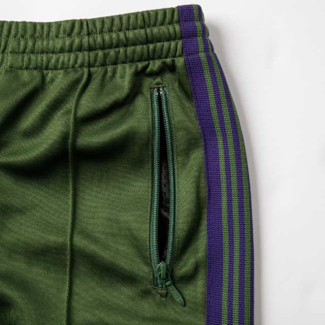 【セットアップ可】 ニードルズ/NEEDLES パンツ メンズ BOOT-CUT TRACK PANT - POLY SMOOTH トラックパンツ  IVY GREEN NS248-0001-0002｜au PAY マーケット