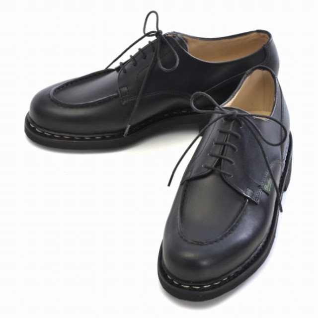 パラブーツ/PARABOOT シューズ メンズ オイルドカーフ レースアップシューズ NOIR CHAMBORD-7107-09NO