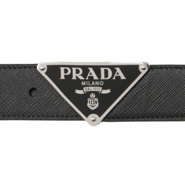 プラダ/PRADA ベルト メンズ 型押しカーフスキン レザーベルト