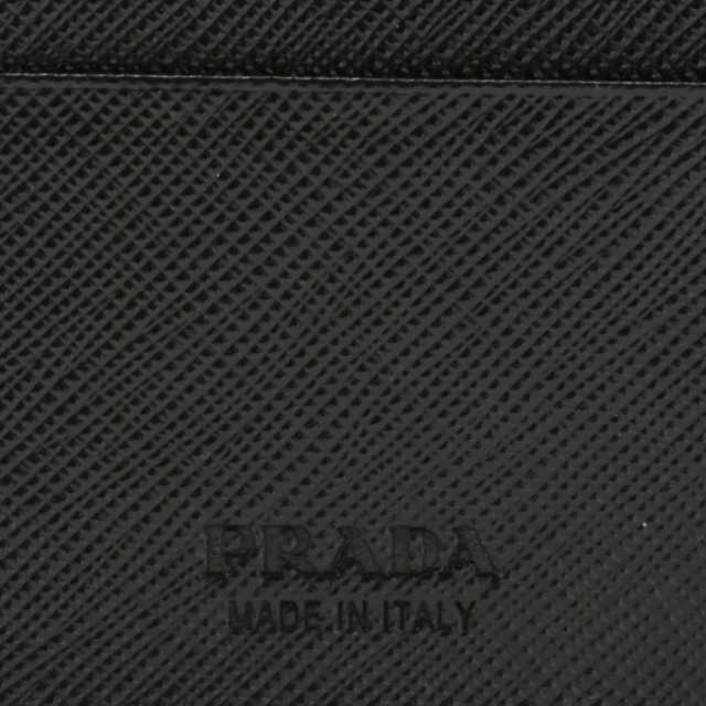 プラダ/PRADA 財布 メンズ レザー 二つ折り財布 NERO 2MO738-2D1Q-002