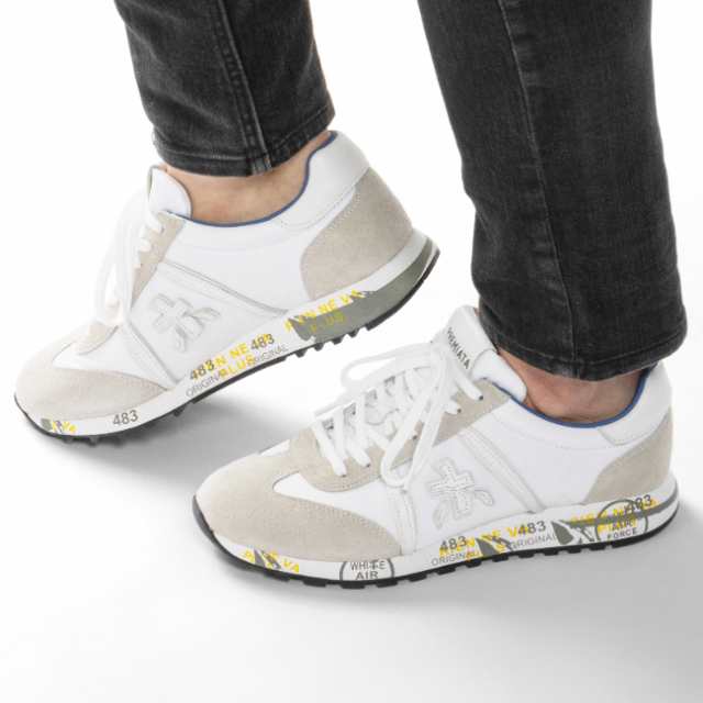 プレミアータ 白スニーカー★PREMIATA WHITE LUCY 206Eメンズ