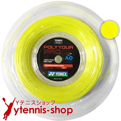 ヨネックス(YONEX) ポリツアープロ(Poly Tour Pro) フラッシュイエロー