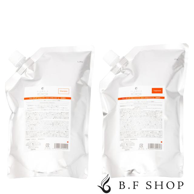 【セット品】デミ フローディア シャンプー スリークモイスト 1000ml トリートメント 1000g 詰め替え デミコスメティクス LSCの通販は 7,121円