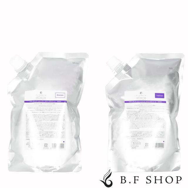 【セット品】デミ フローディア シャンプー スリークライト 1000ml トリートメント 1000g 詰め替え デミコスメティクス LSC