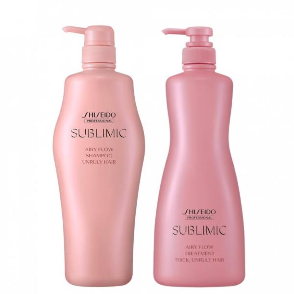 【セット品】資生堂 サブリミック エアリーフロー シャンプー &amp; トリートメント T 1000ml 太くまとまらない髪 THICK,UNRULY HAIR LSC