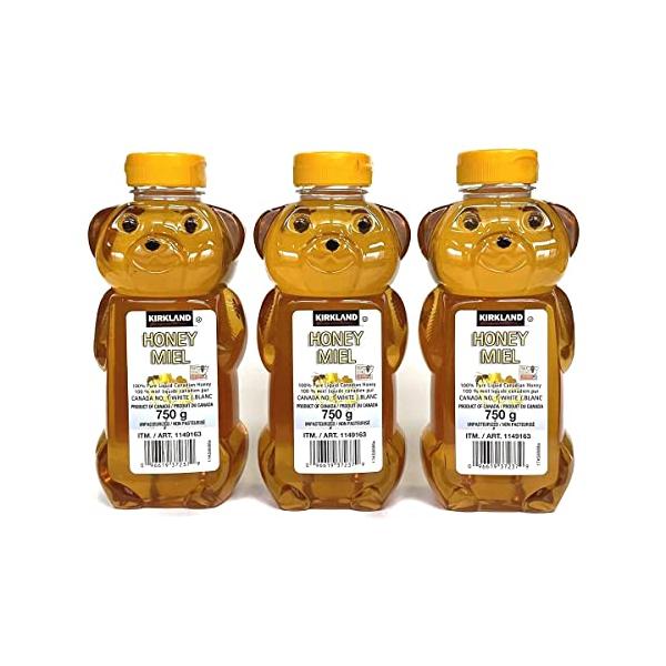 KIRKLAND(カークランド) カークランド 100カナディアンハニー（蜂蜜・はちみつ・ハチミツ）750g カナダ産ハニー (3本セット