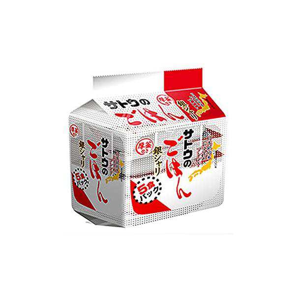 サトウ食品 サトウのごはん 銀シャリ 200g 5食パック 4個セット 20食 (x 4)