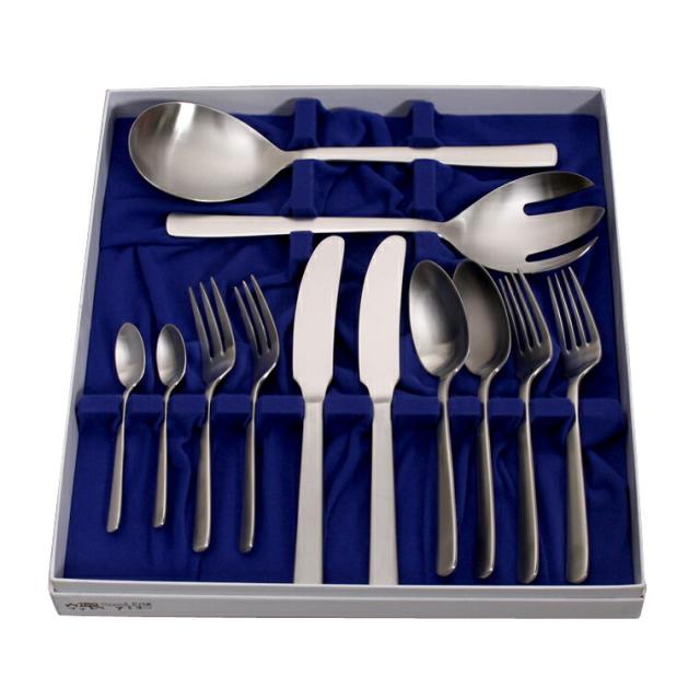 KAY BOJESEN カイボイスン ステンレスカトラリーギフトセット ペア12pc つや消し 結婚祝い ギフト プレゼントの通販は