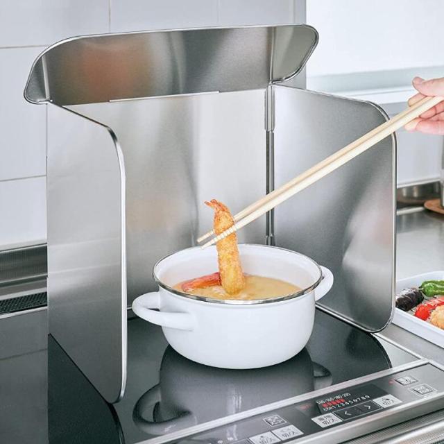 レイエ レンジガード コンパクト4面レンジガード leye 上面ガード 油ハネ防止 ブロック 油ハネガード コンロカバー コンロガード オークス 揚げ物 分解可能 丸洗い 食洗機対応 省スペース コンパクトの通販は 5,346円