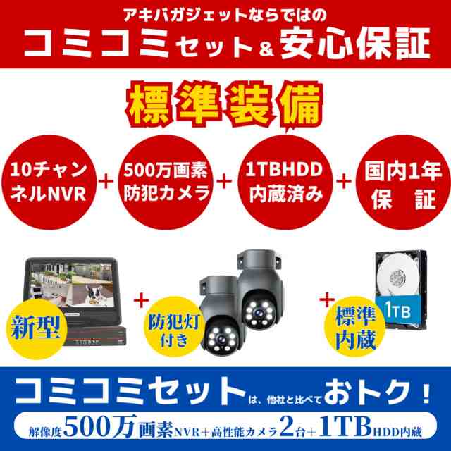 防犯カメラ 屋外 poe給電 PTZ 2台セット 家庭用 監視カメラ 10 防犯カメラ 屋外 poe給電 PTZ 2台セット 家庭用 監視カメラ 10