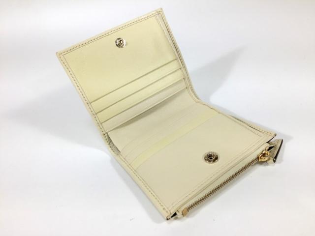 グッチ 財布 二つ折り GG マイクロ シマ コンパクトウォレット