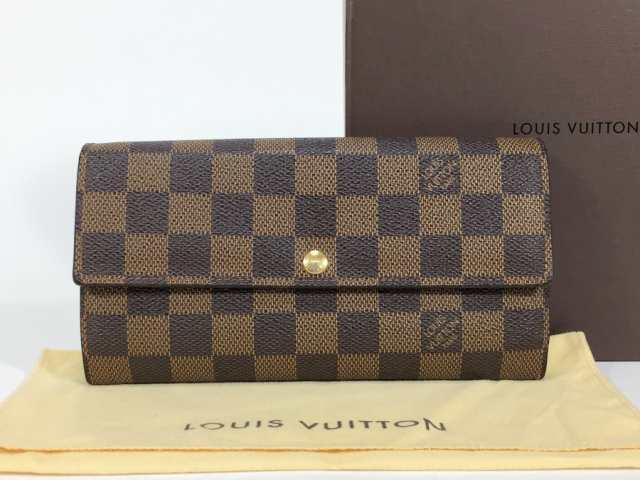 極美品 使用わずか】 LOUIS VUITTON ルイヴィトン 長財布 ダミエ