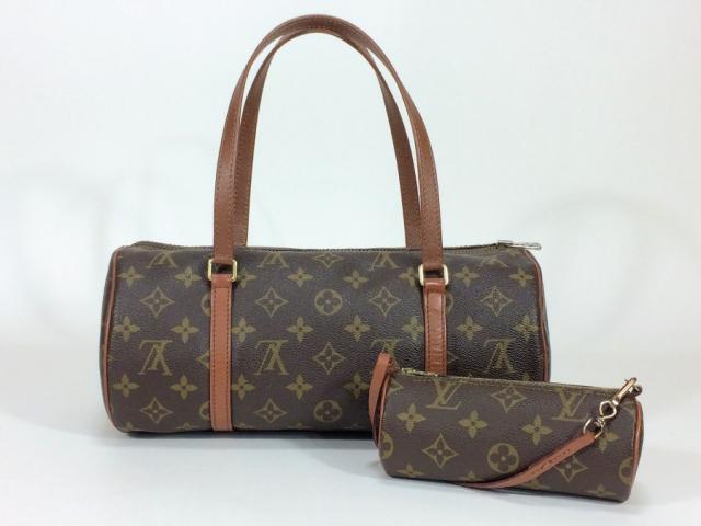 ルイヴィトン ハンドバッグ モノグラム パピヨン30 ポーチ付き