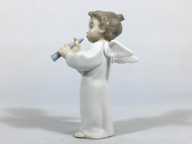 美品 LLADRO／リアドロ フィギュリン／笛を吹く天使 可愛い 【公式通販】
