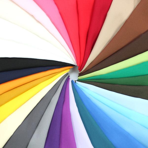 カラー布生地 〔110cm幅〕 10m巻 綿100% ホワイト(白) | カラー布 10m巻 110cm幅 制作素材・見本帳付き子供