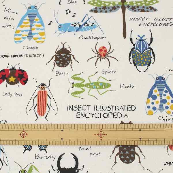 10cm単位価格】 生地 布 昆虫図鑑 ツイル コットンこばやし プリント 綿 110幅 KTS6336 ゆうパケット2ｍ対応の通販はau PAY  マーケット - とらや-fabric | au PAY マーケット－通販サイト