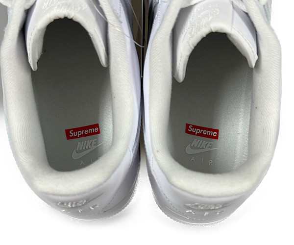 NIKE ナイキ×SUPREME シュプリーム 品番 CU9225100 AIR FORCE １ LOW SP エアフォース シューズ ホワイト サイズUS12=30cm 正規品 / 30743