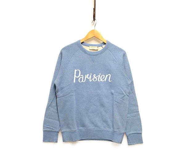 MAISON KITSUNE ロゴスウェット XS インディゴブルー