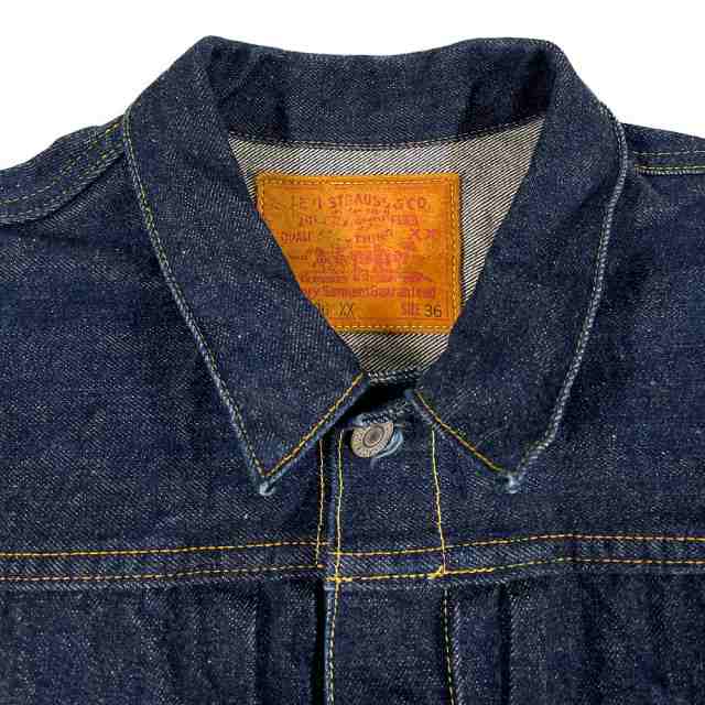 LEVIS リーバイス 506XX 70501-0003 デニムジャケット Gジャン 555 バレンシア工場 USA製 インディゴ サイズ36 正規品  / 33067｜au PAY マーケット