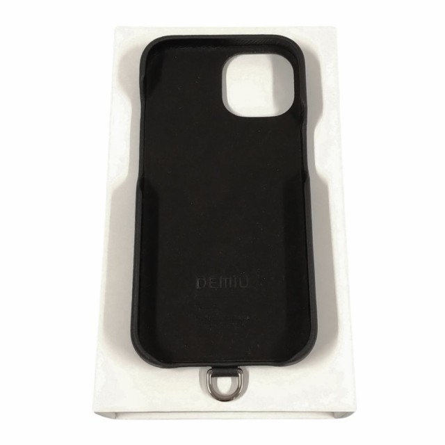 GARNI ガルニ ×DEMIU カスタム ハードケース iPhone 15用 携帯ケース ブラック 正規品 / 35288