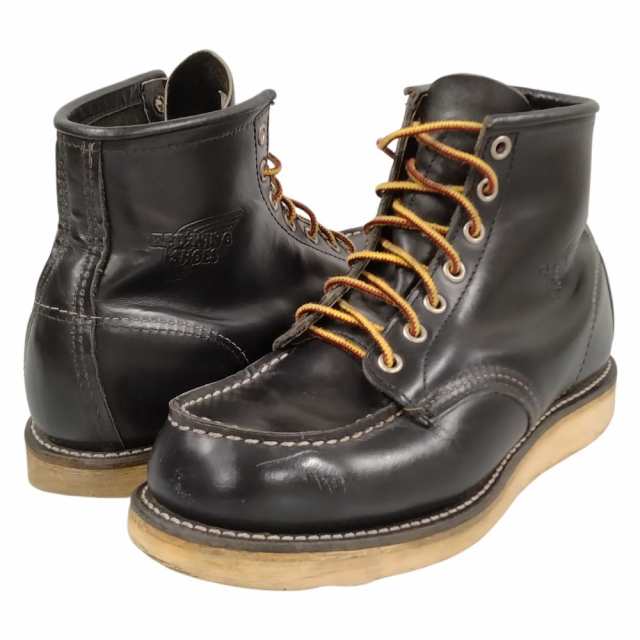 RED WING レッドウィング 8179 アイリッシュセッター モックトゥ ブーツ ブラック サイズUS7E＝25cm 正規品 / 35428