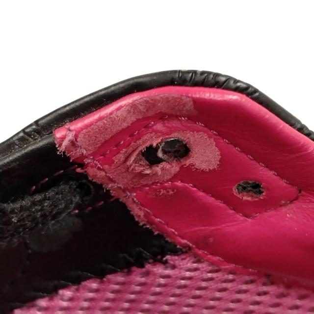 LOUIS VUITTON ルイ・ヴィトン スニーカー 黒×ピンク サイズ7.5