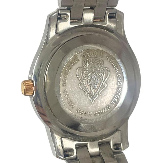 GUCCI グッチ レディース 5500L デイト シェル文字盤 クォーツ 腕時計