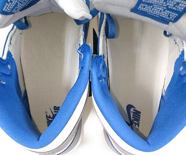 NIKE DZ5485-410 AIR JORDAN 1 RETRO HIGH OG TRUE BLUE エアジョーダン シューズ 白×青 サイズUS8.5＝26.5cm 正規品 / 30146