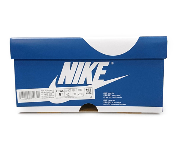 NIKE DZ5485-410 AIR JORDAN 1 RETRO HIGH OG TRUE BLUE エアジョーダン シューズ 白×青 サイズUS8.5＝26.5cm 正規品 / 30146