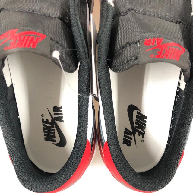 NIKE ナイキ CZ0790-106 AIR JORDAN 1 RETRO LOW OG BLACK TOE エアジョーダン つま黒 シューズ 白×黒×赤 US8.5＝26.5cm 正規品 / 31599