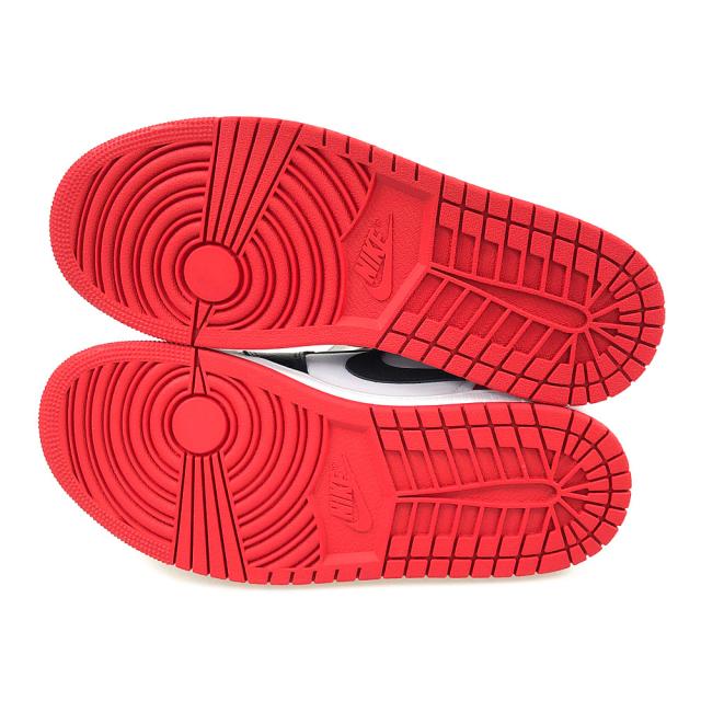 NIKE ナイキ CZ0790-106 AIR JORDAN 1 RETRO LOW OG BLACK TOE エアジョーダン つま黒 シューズ 白×黒×赤 US8.5＝26.5cm 正規品 / 31600