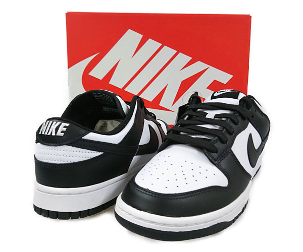 NIKE ナイキ 品番DD1391-100 NIKE DUNK LOW RETRO ダンク シューズ パンダ スニーカー 白×黒 US10.5＝28.5cm 正規品 / 30239