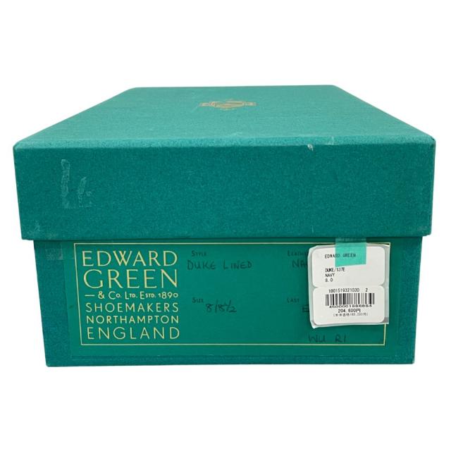 EDWARD GREEN エドワードグリーン DUKE /137E デューク ローファー シューズ ネイビー サイズUK8=26.5cm 正規品 / 35258 ローファー