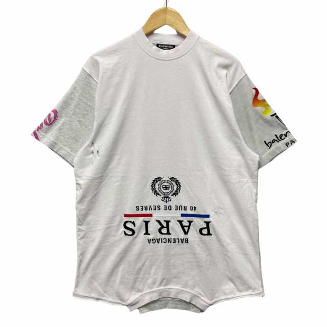 BALENCIAGA バレンシアガ 品番 698811 アップサイド ダウン Tシャツ 半袖Ｔシャツ サイズ 1 正規品 / 34486