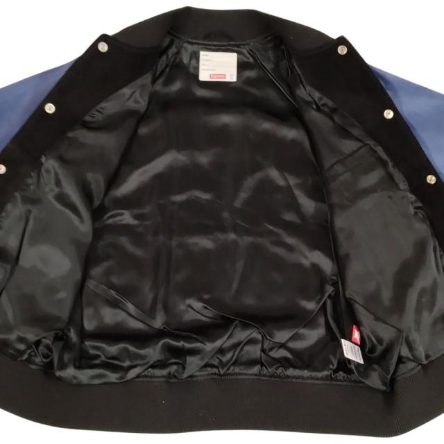 SUPREME シュプリーム Suede Varsity Jacket スウェード バー