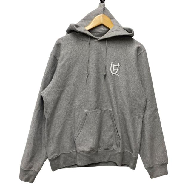 UNIFORM EXPERIMENT ユニフォームエクスペリメント 23AW 品番 UE-232020 左胸ロゴ スウェット パーカー グレー サイズ 1 正規品 / 50422