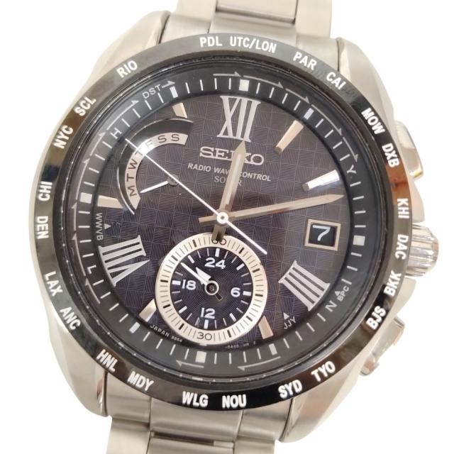 【8B54-0AE0】セイコー ブライツ 電波ソーラー腕時計 SEIKO セイコー 8B54-0AE0 ブライツ デイト ソーラー電波 メンズ