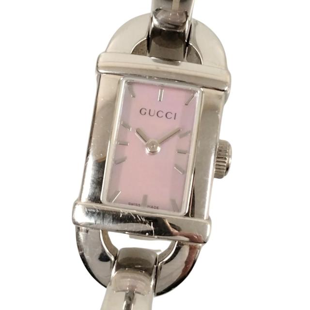 GUCCI グッチ 6800L シェル文字盤 クォーツ バングルウォッチ